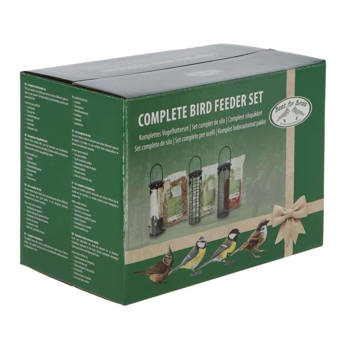 ESSCHERT DESIGN Esschert Design Ensemble complet de mangeoires a oiseaux S 3 pcs