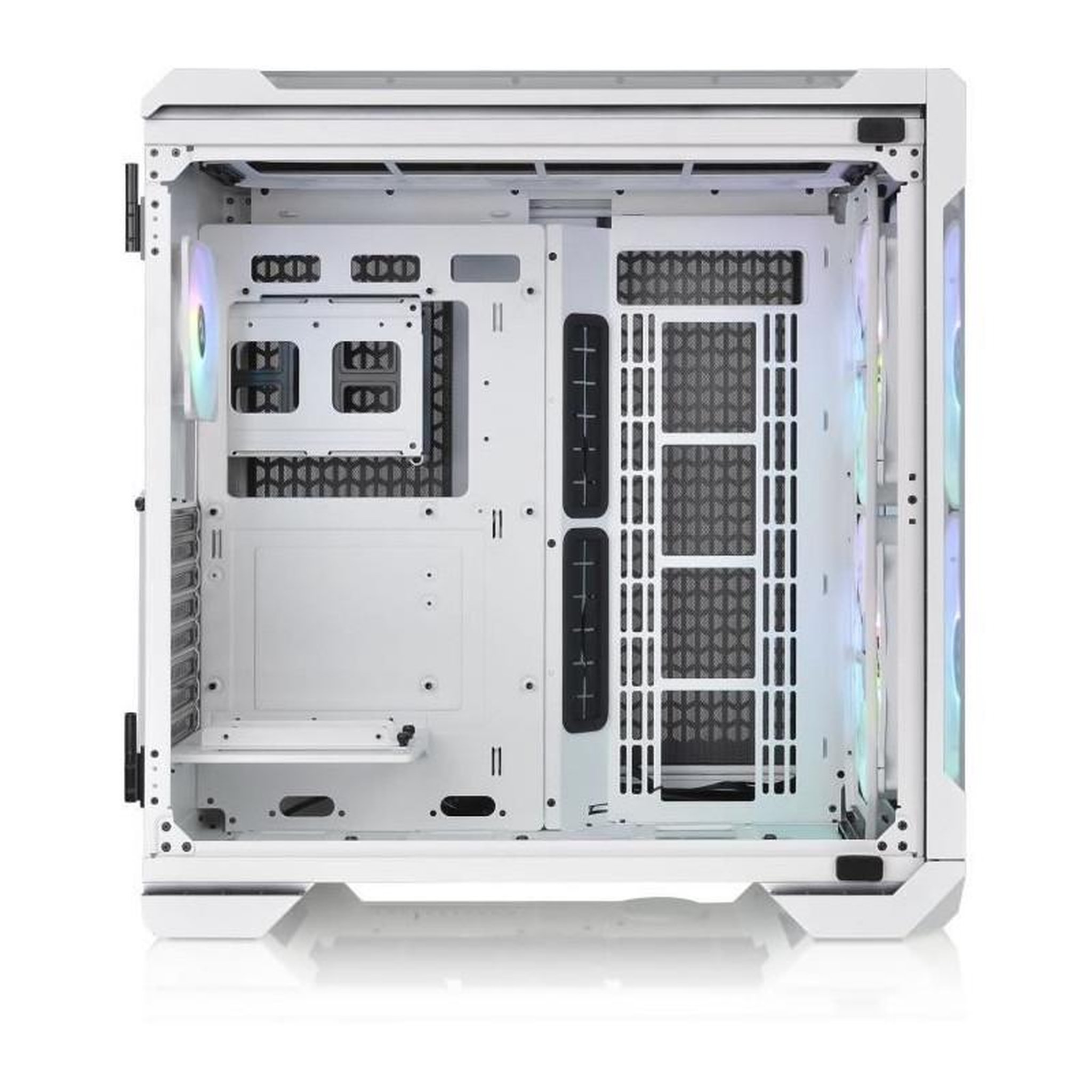 Voir la diapositive 4 : Thermaltake Boîtier PC - THERMALTAKE - View 51 TG ARGB - Boitier sans alimentation - Grand tour - Format E-ATX - Blanc ( CA-1Q6-00M6WN-00 )