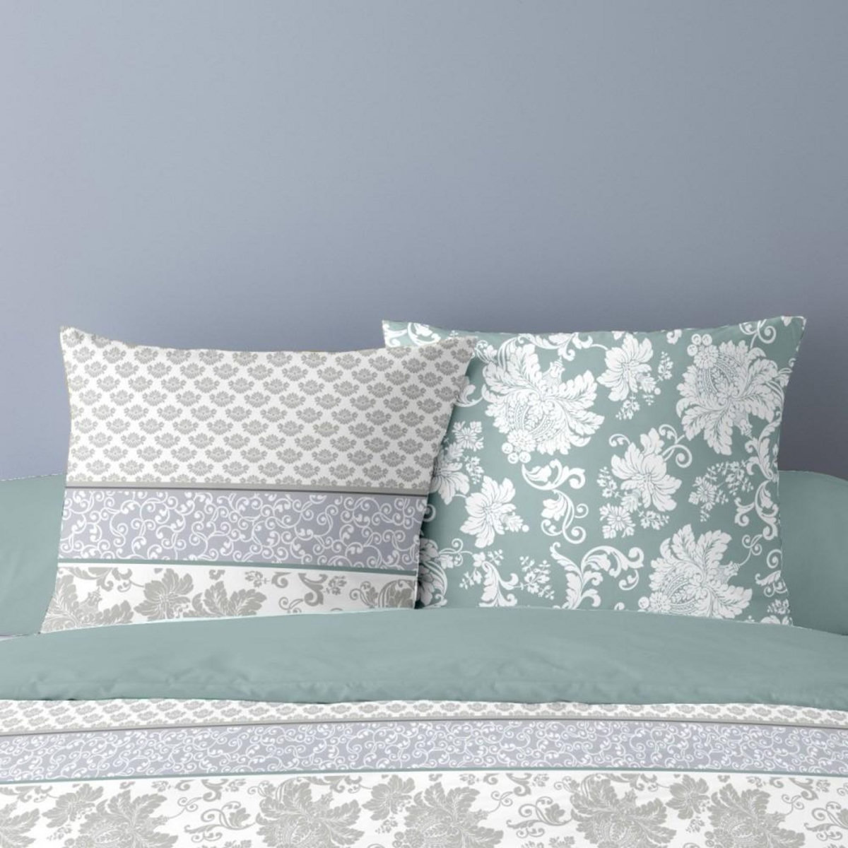 Dourev Housse de couette Flanelle 240x220 IRIS + 2 taies