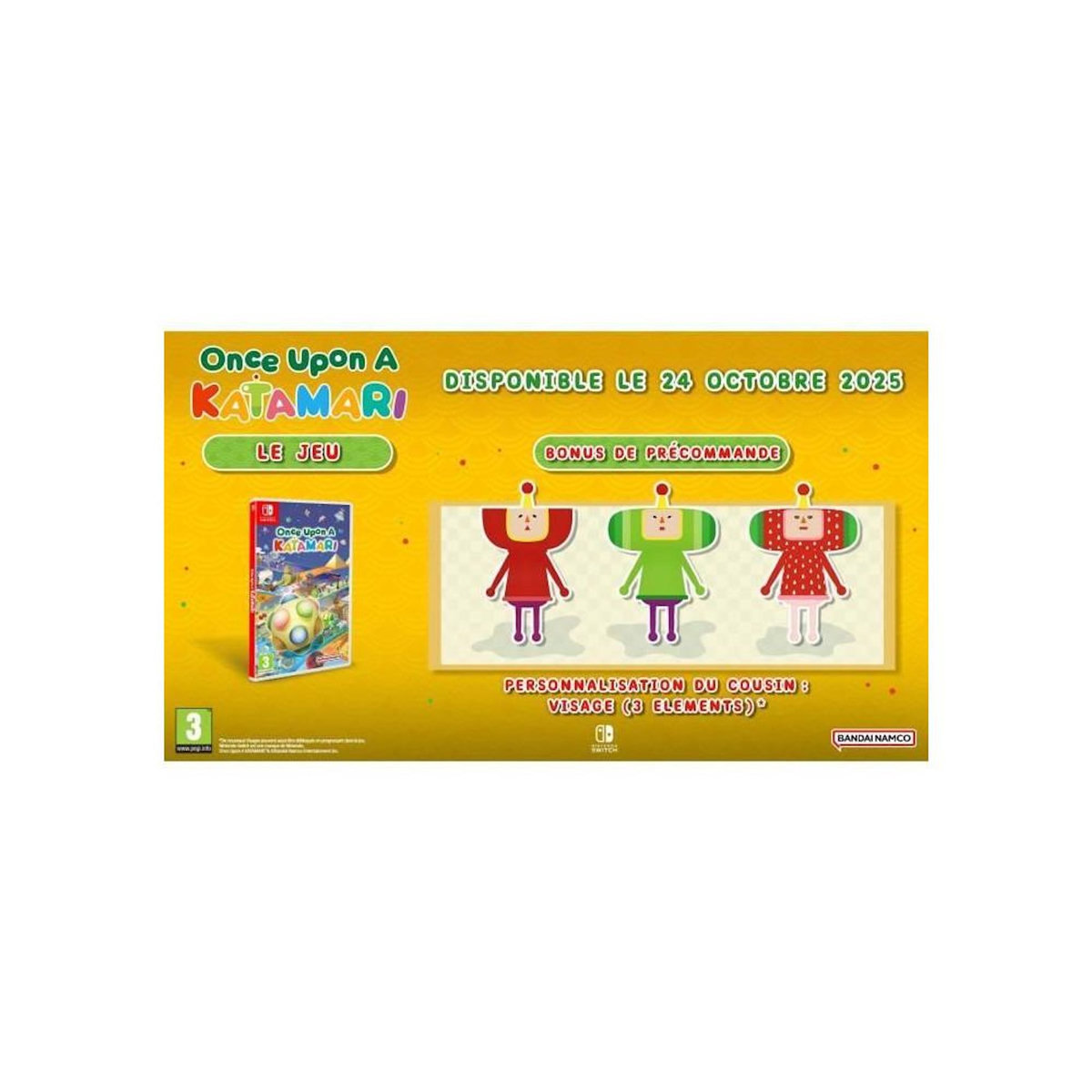 BANDAI NAMCO ENTERTAINMENT Once Upon A Katamari - Jeu Nintendo Switch