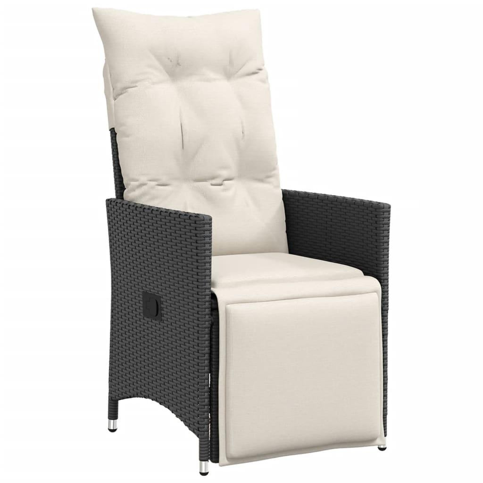 Voir la diapositive 4 : VIDAXL Ensemble de bistro 3 pcs avec coussins noir resine tressee