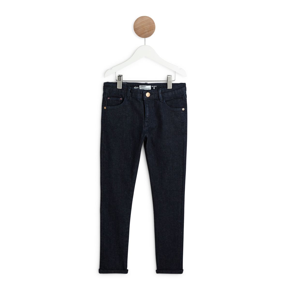 IN EXTENSO Jean droit fille