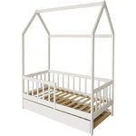 Habitat et Jardin Lit cabane enfant avec tiroir  Paloma  -  90 x 190 cm - Blanc