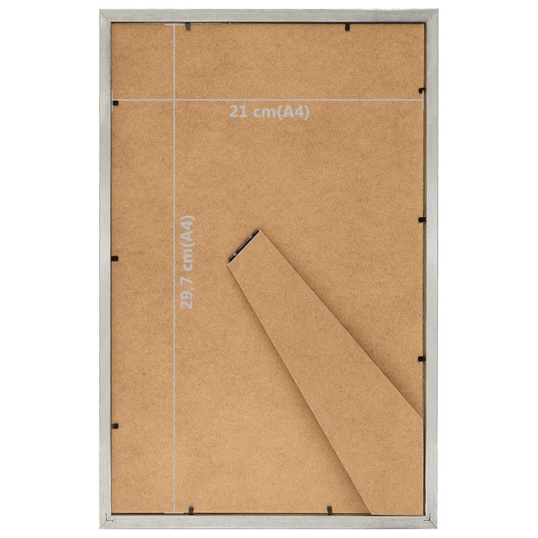 Voir la diapositive 6 : VIDAXL Collage de cadres photo 3 pcs de table Argente 21x29,7 cm