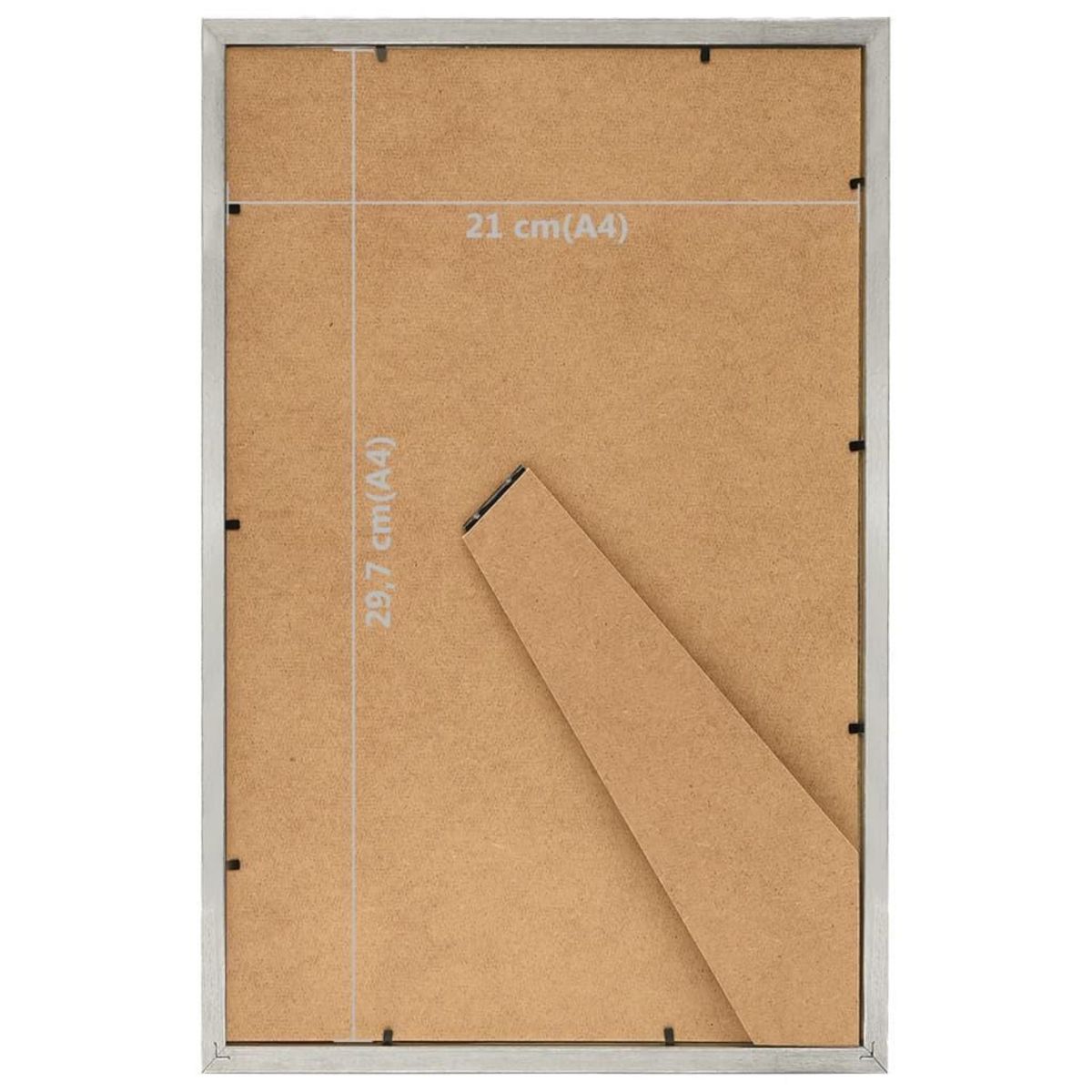 VIDAXL Collage de cadres photo 3 pcs de table Argente 21x29,7 cm