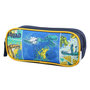 Voir la diapositive 3 : Bagtrotter BAGTROTTER Trousse scolaire 2 compartiments Phileas Bleue Dinosaure