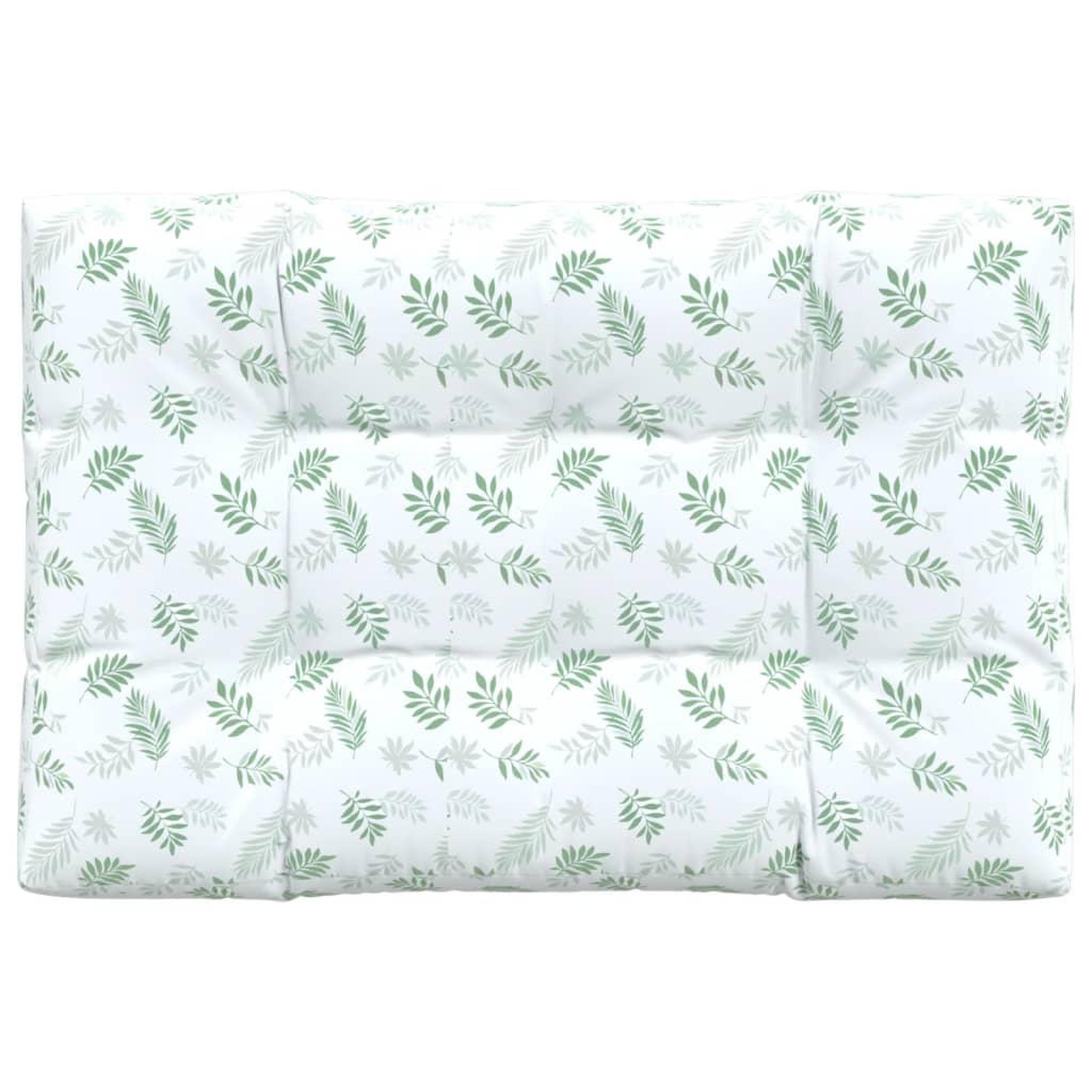 Voir la diapositive 2 : VIDAXL Coussin de palette a motif de feuilles 120x80x12 cm Tissu