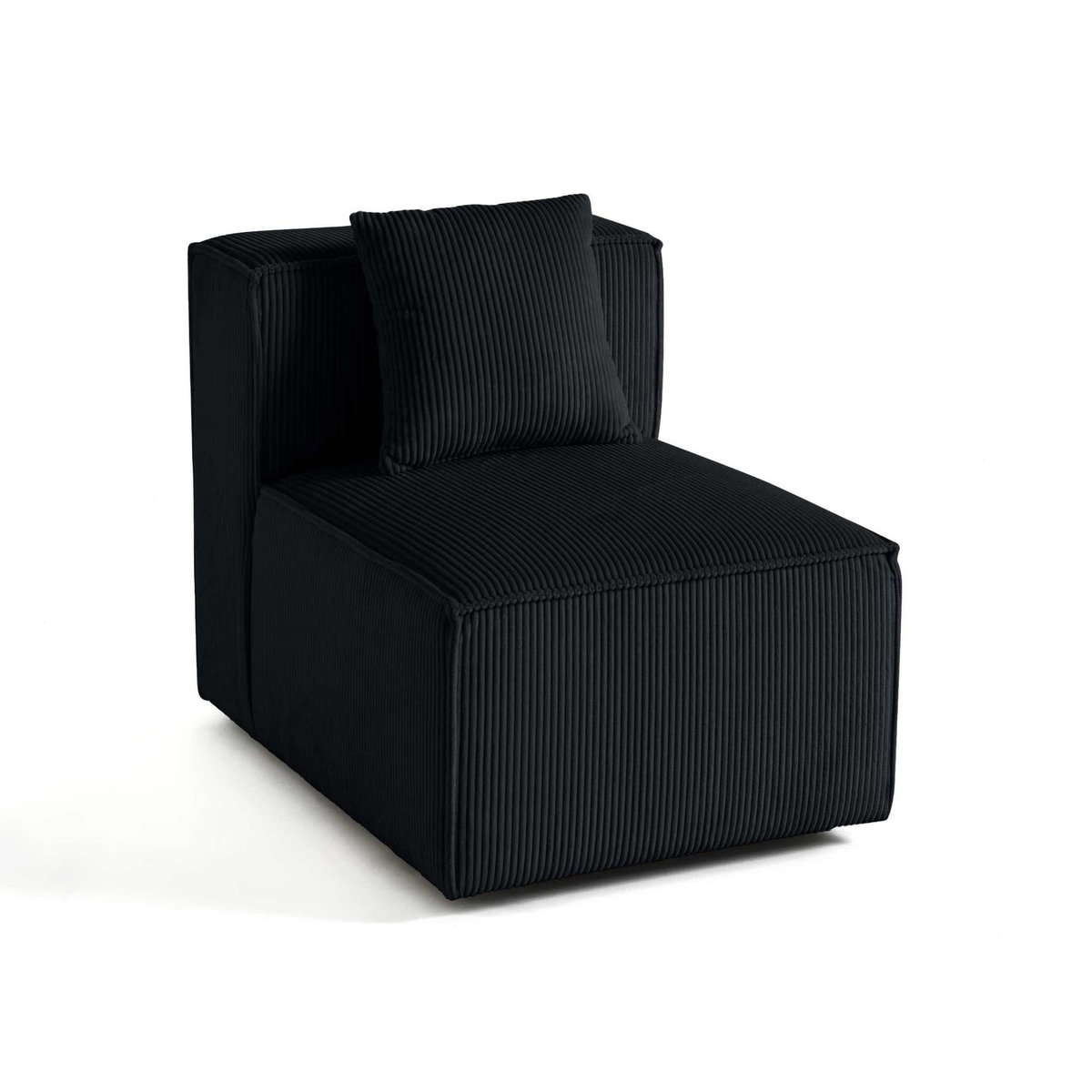 LISA DESIGN Arty - module d'assise - en velours côtelé