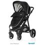 Voir la diapositive 7 : BREVI Poussette Combiné Trio Ovo premium - black mélange
