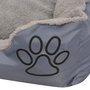 Voir la diapositive 4 : VIDAXL Lit pour chiens avec coussin rembourre Taille M Gris