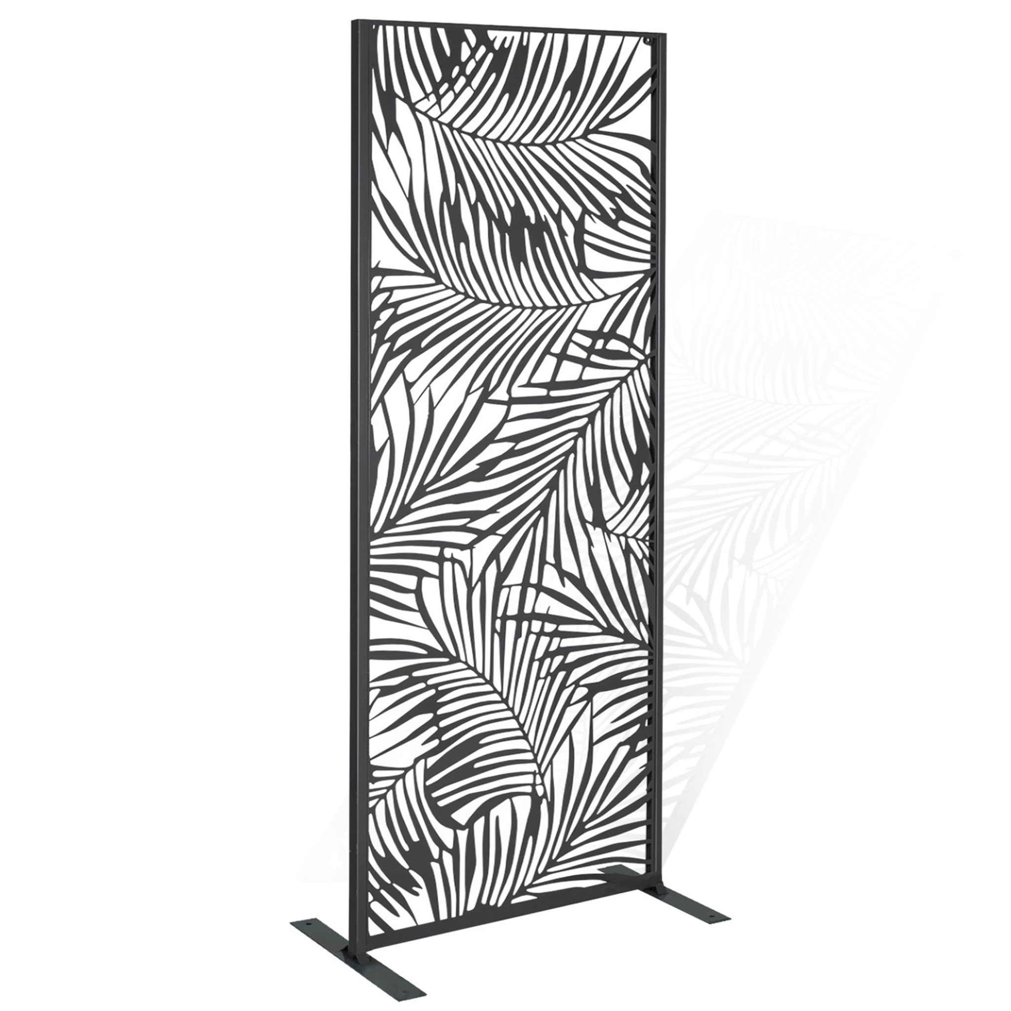 ID MARKET Panneau décoratif universel 150 x 50 cm palm gris