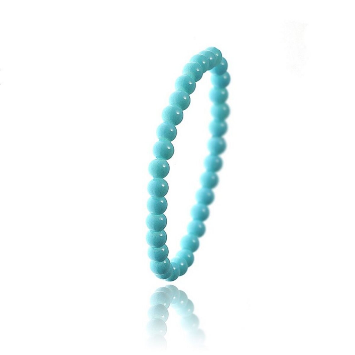 SC CRYSTAL Bracelet orné de perles en verre bleu par SC Crystal