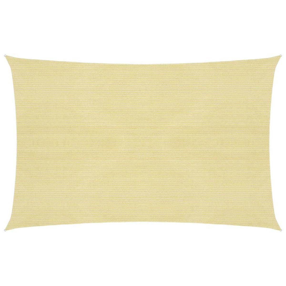 VIDAXL Voile d'ombrage 160 g/m^2 Beige 2x2,5 m PEHD