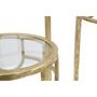 Voir la diapositive 4 : Paris Prix Lot de 3 Tables d'Appoint Gigognes  Dolly  70cm Or