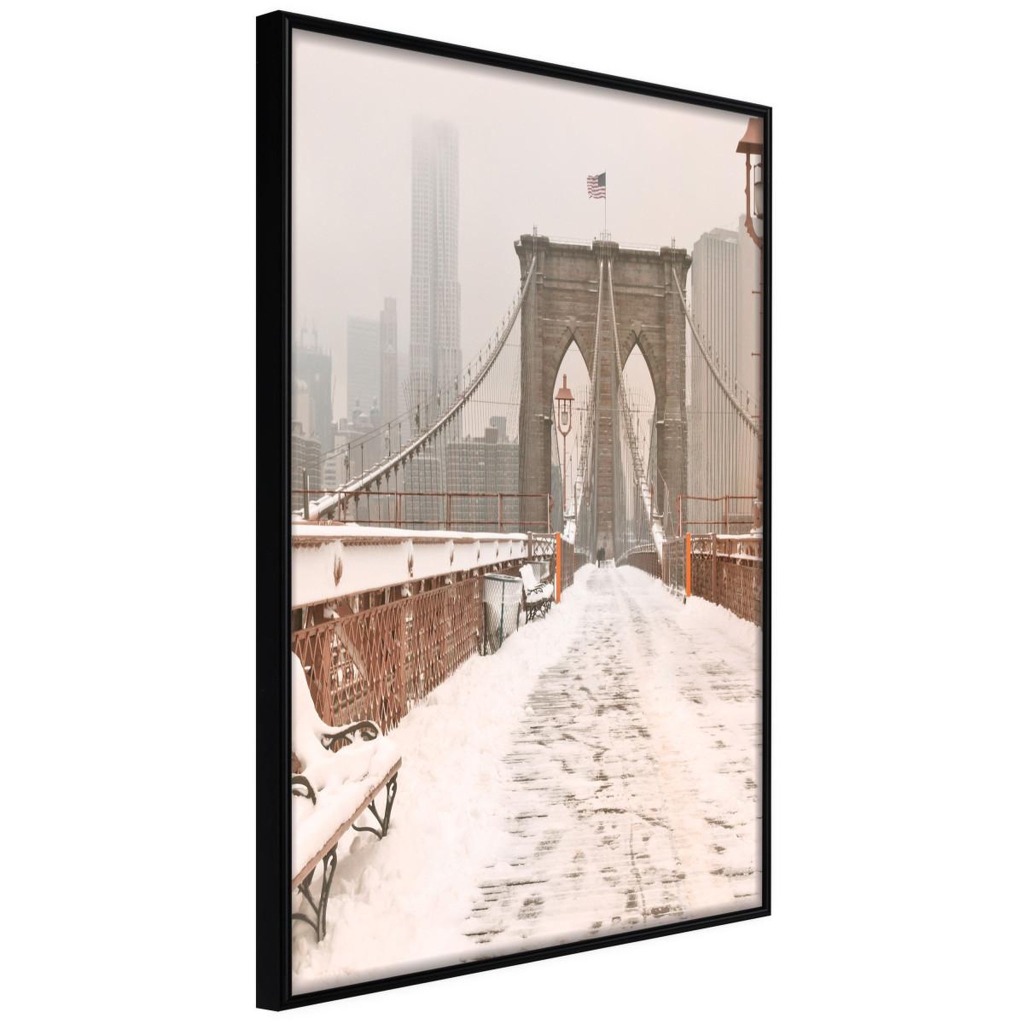 Paris Prix Affiche Murale Encadrée  Winter in New York