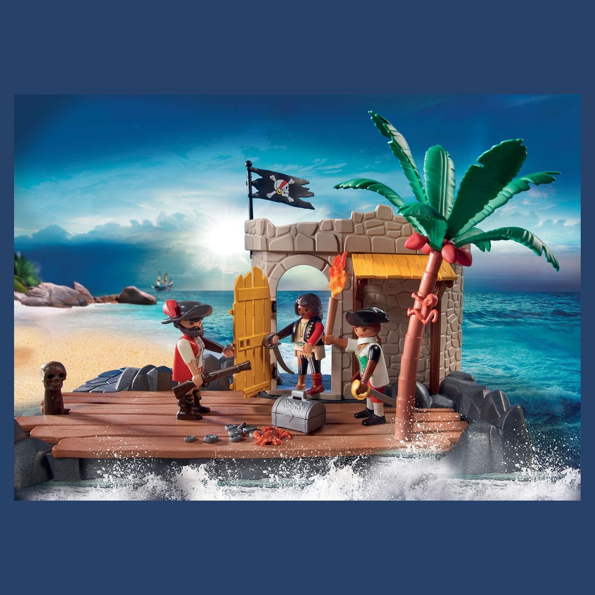 PLAYMOBIL 70979 - My figures Îlot des pirates 