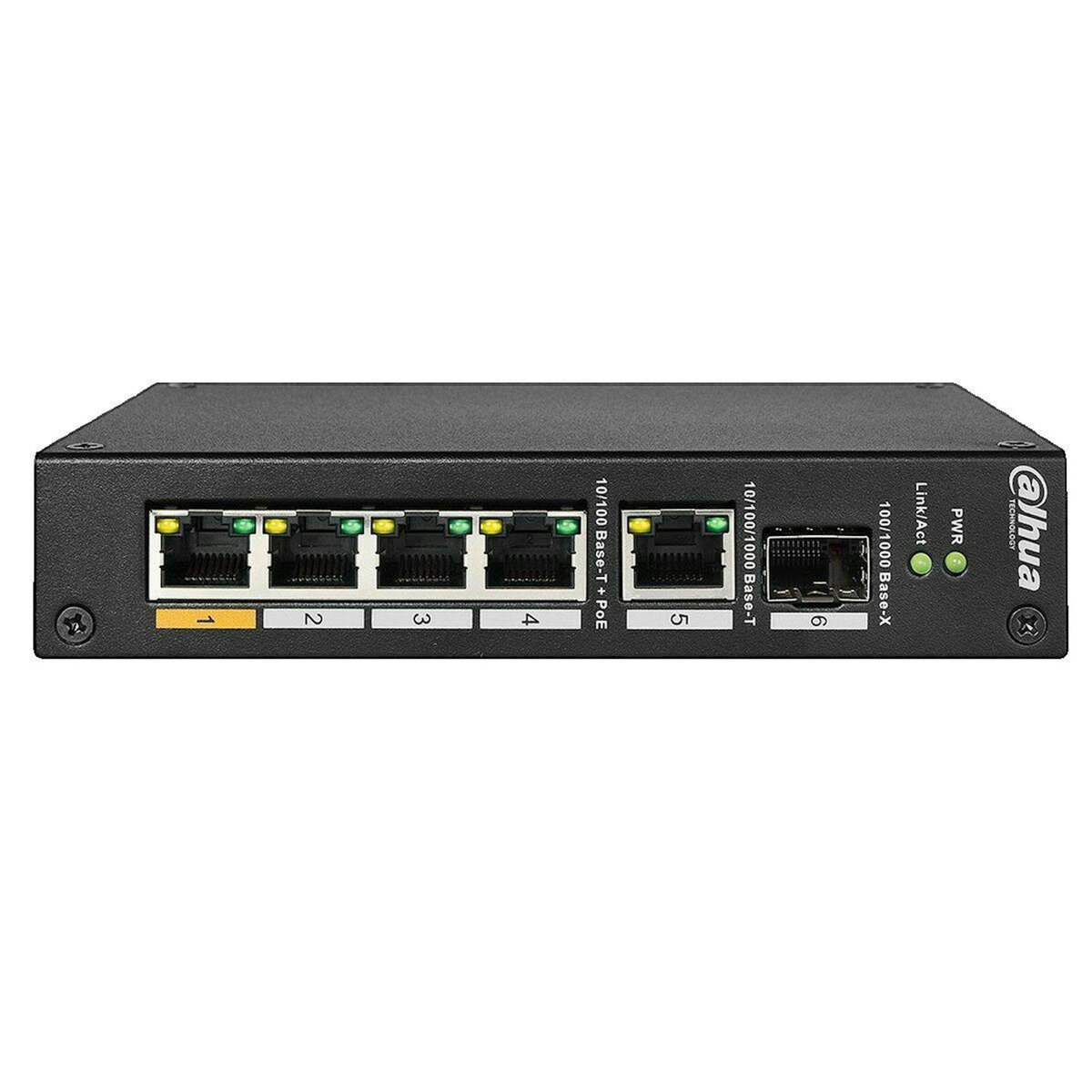 Dahua Commutateur réseau Dahua Technology PFS3106-4ET-60-V2 4 ports Ethernet PoE + 1 port SFP
