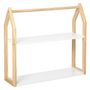 Voir la diapositive 1 : Atmosphera Kids Étagère Murale Enfant  Maison  56cm Blanc