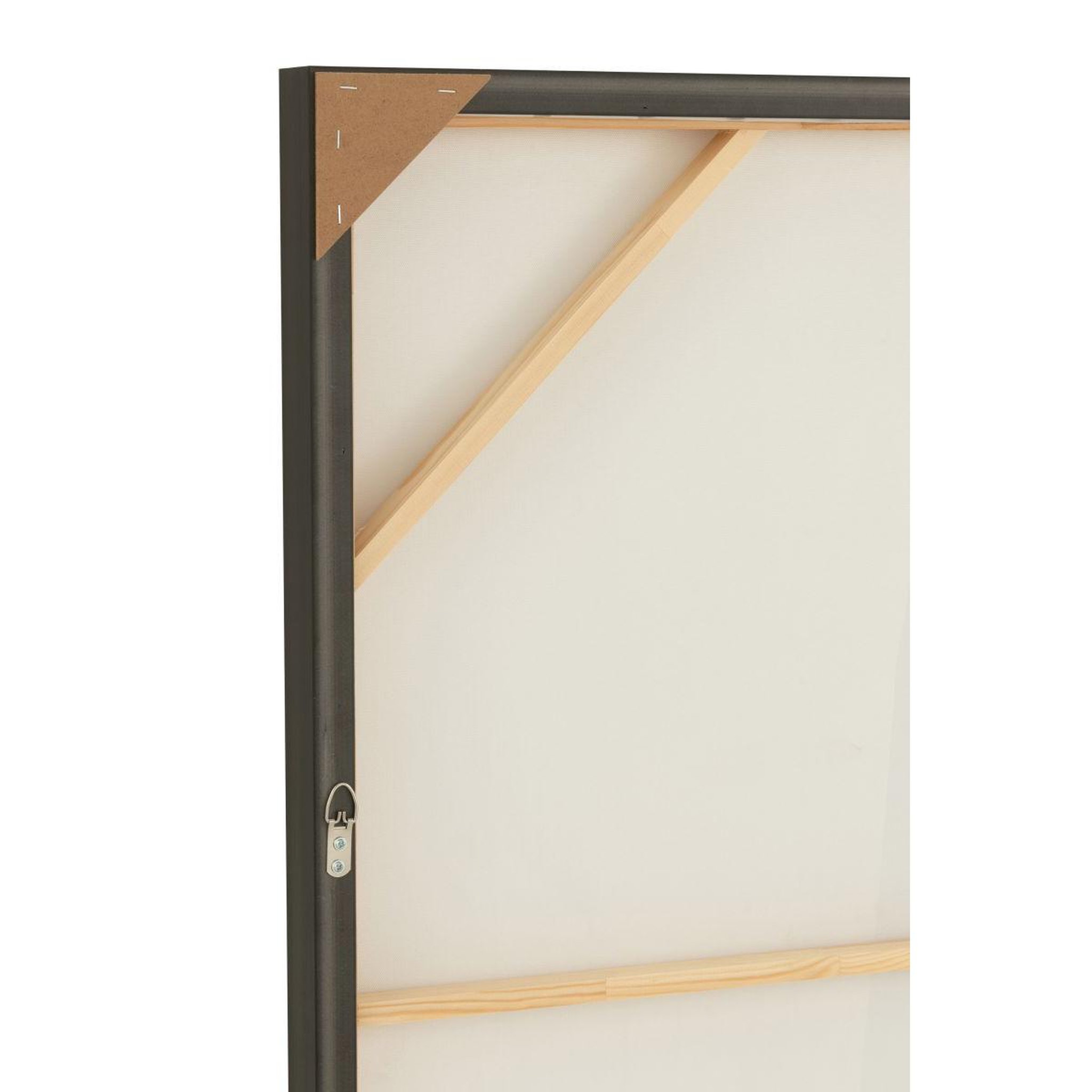 Voir la diapositive 3 : J-LINE Tableau déco  joy  83x123cm noir & blanc
