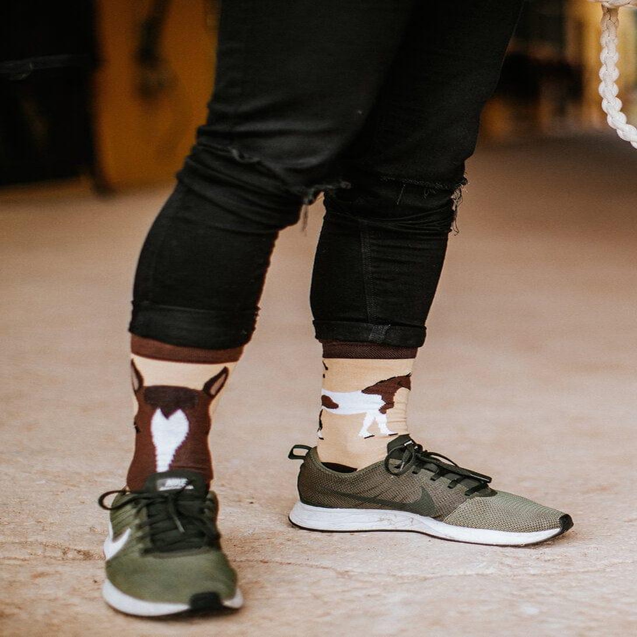Voir la diapositive 4 : DEDOLES Chaussettes dedoles chevaux