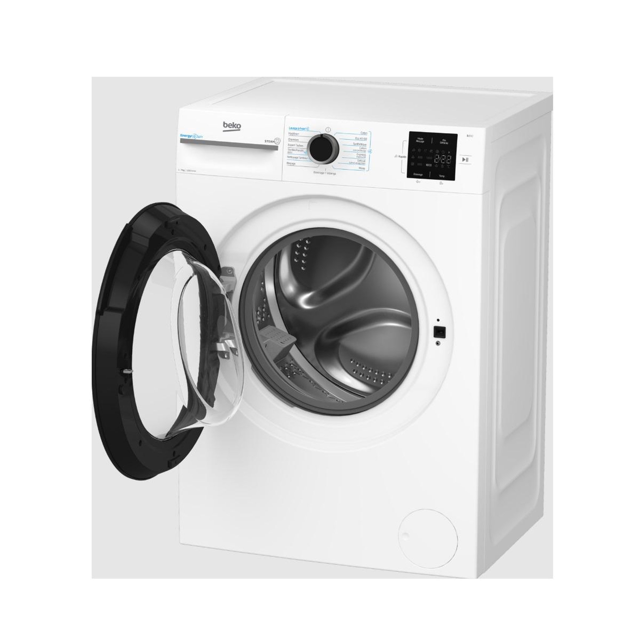 Voir la diapositive 5 : Beko Lave-linge frontal 7kg 1200 tours/min - bm3wfu37211b