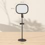 Voir la diapositive 3 : HOMCOM Lampe de bureau LED lampe de table dimmable 5 modes de couleur réglable port USB timer support téléphone noir