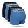 Voir la diapositive 4 : QUIKSILVER Quiksilver – Pack 4 Boxers Homme Confort Coton Stretch