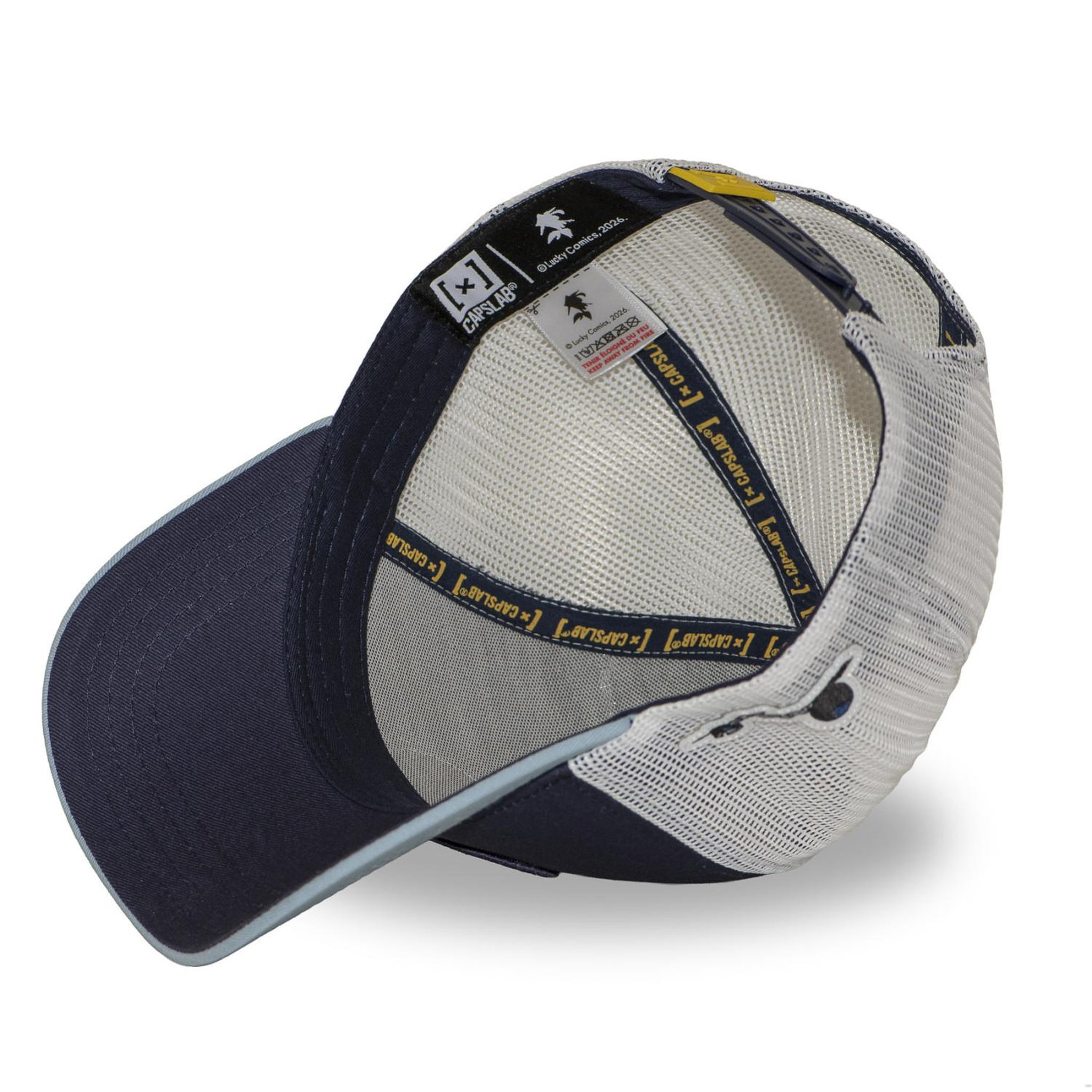 Voir la diapositive 6 : CAPSLAB Casquette trucker avec filet lucky luck joe