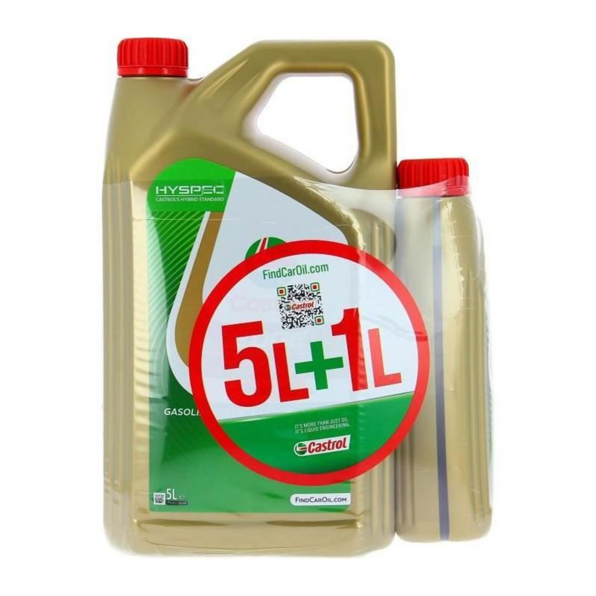 CASTROL Huile Moteur - CASTROL EDGE - 5W-30 LL - 5L+1L - 057356