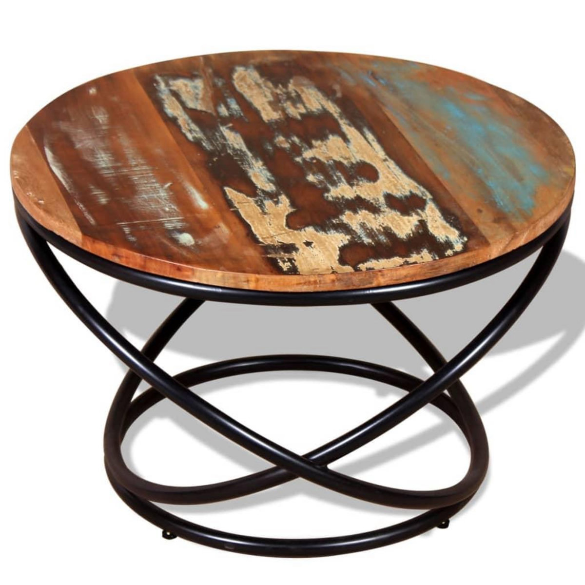 VIDAXL Table basse Bois de recuperation massif 60x60x40 cm
