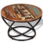 Voir la diapositive 5 : VIDAXL Table basse Bois de recuperation massif 60x60x40 cm