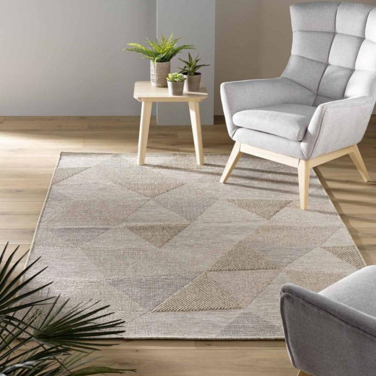Paris Prix Tapis Déco Tissé  Odilon  160x230cm Beige