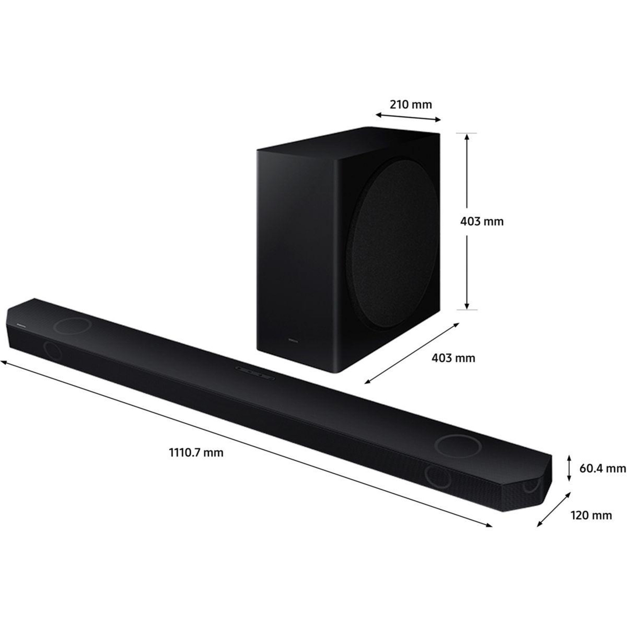 Voir la diapositive 2 : Samsung Barre de son HW-Q810D