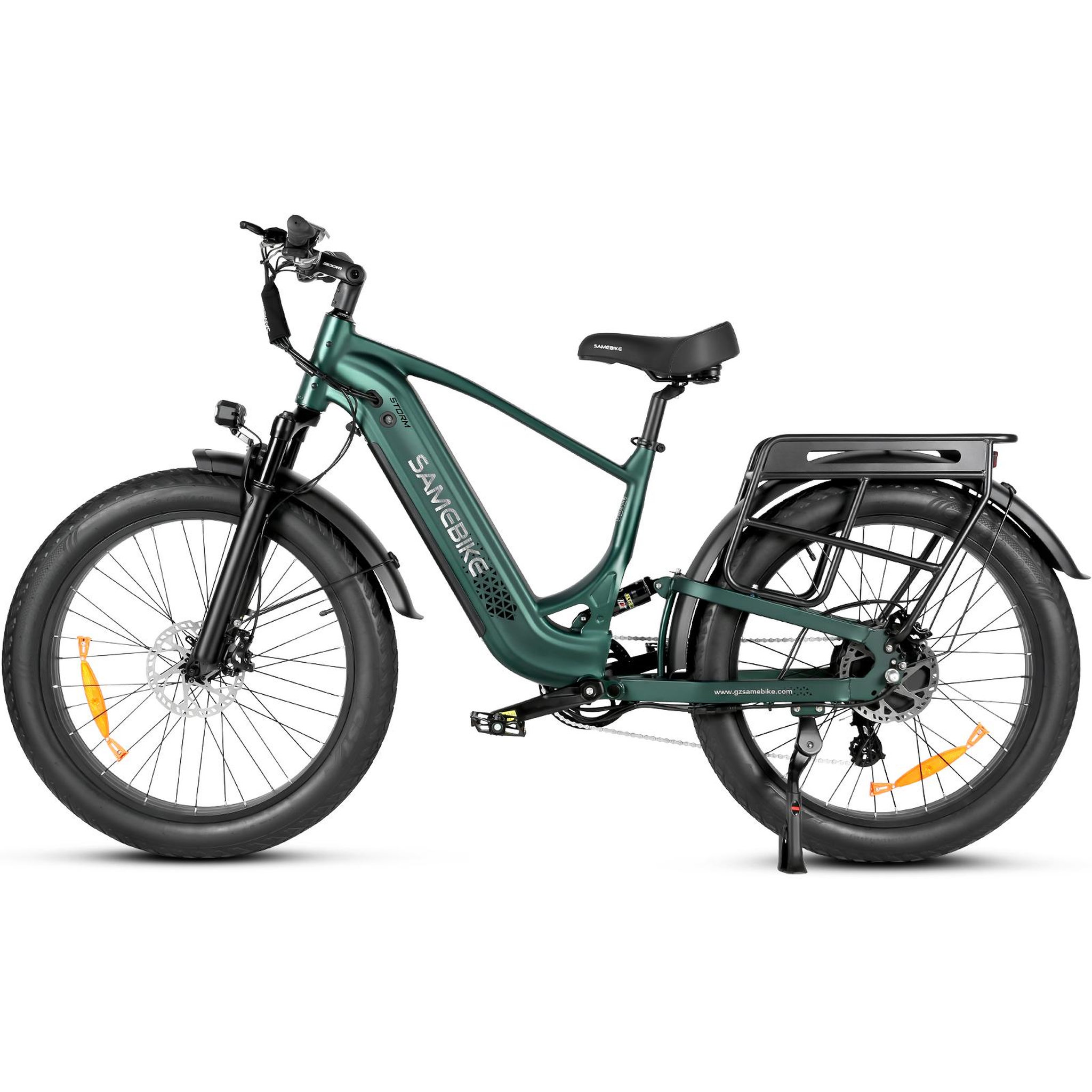 Voir la diapositive 1 : SAMEBIKE Vélo électrique à gros pneus à suspension complète SAMEBIKE STORM