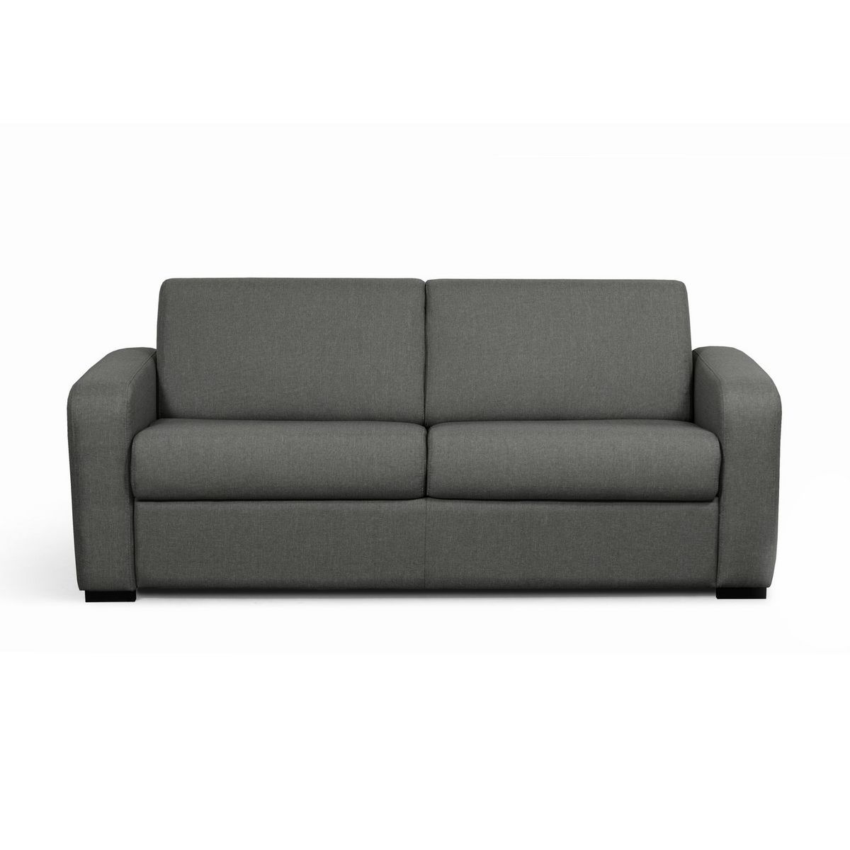 Canapé convertible système couchage express matelas 160x200 13cm 3 places en tissu  DYLAN 