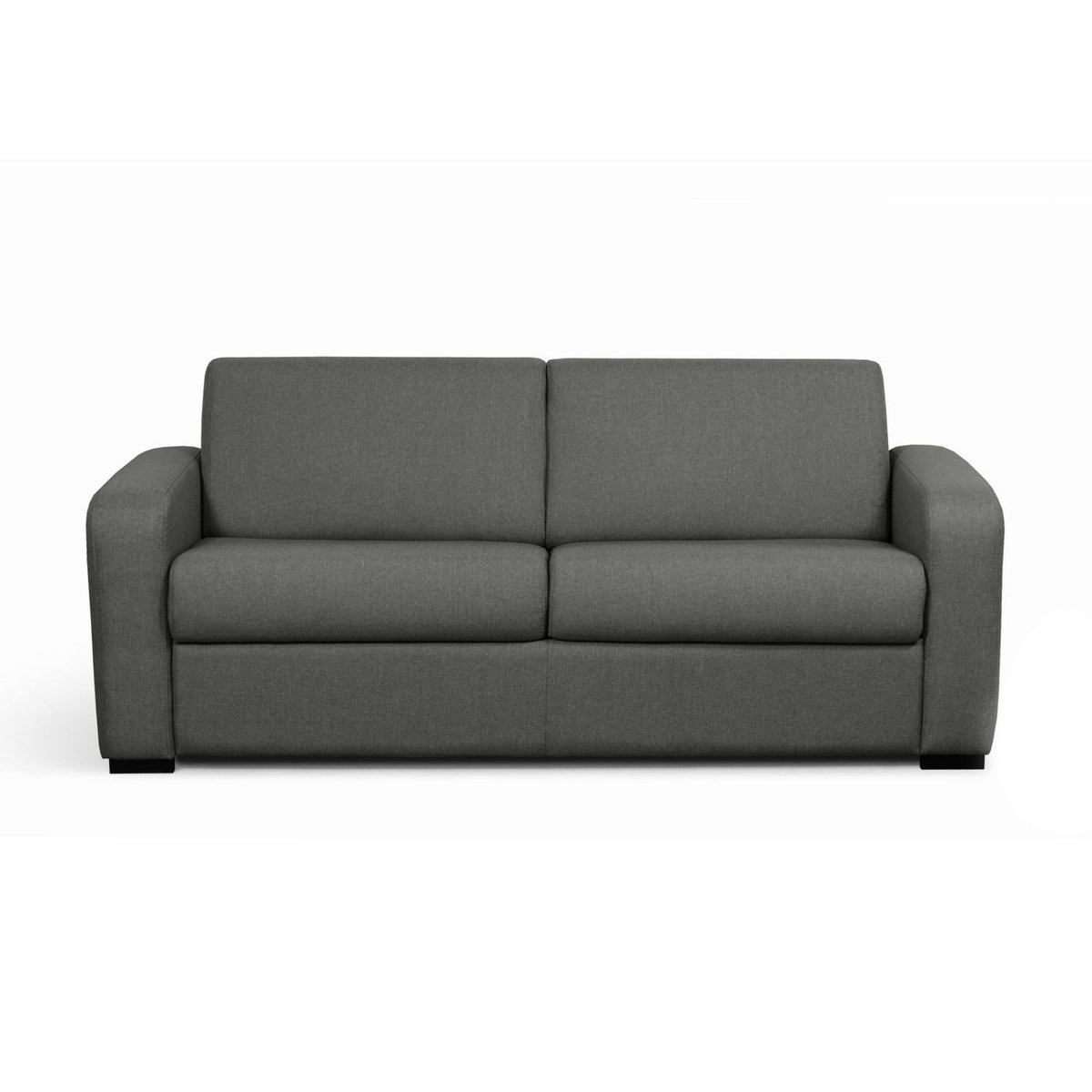 Canapé convertible système couchage express matelas 160x200 13cm 3 places en tissu  DYLAN 