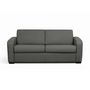 Voir la diapositive 2 : Canapé convertible système couchage express matelas 160x200 13cm 3 places en tissu  DYLAN 
