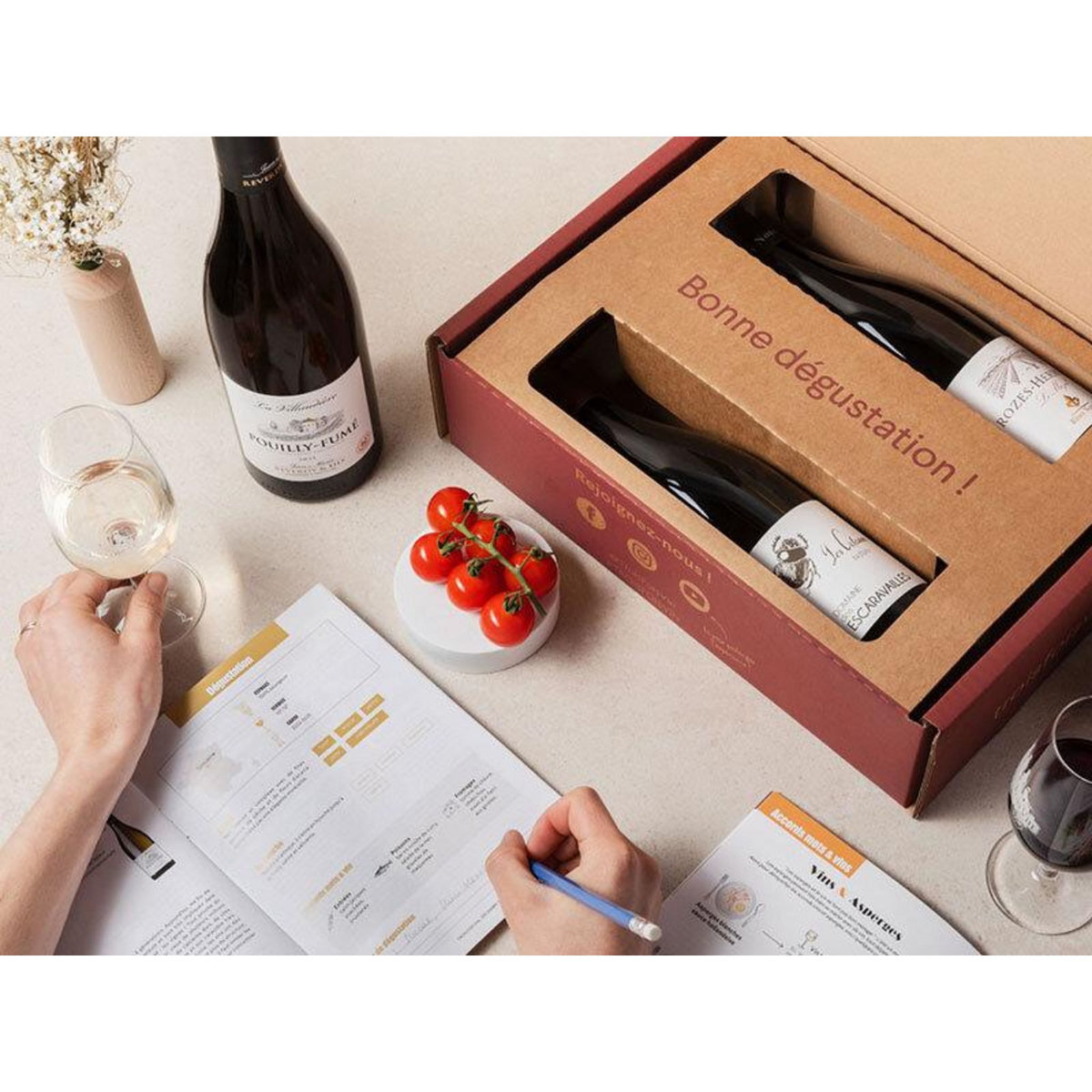 Smartbox Coffret Pépites de vignerons : 3 grands vins et livret de dégustation pour 2 - Coffret Cadeau Gastronomie