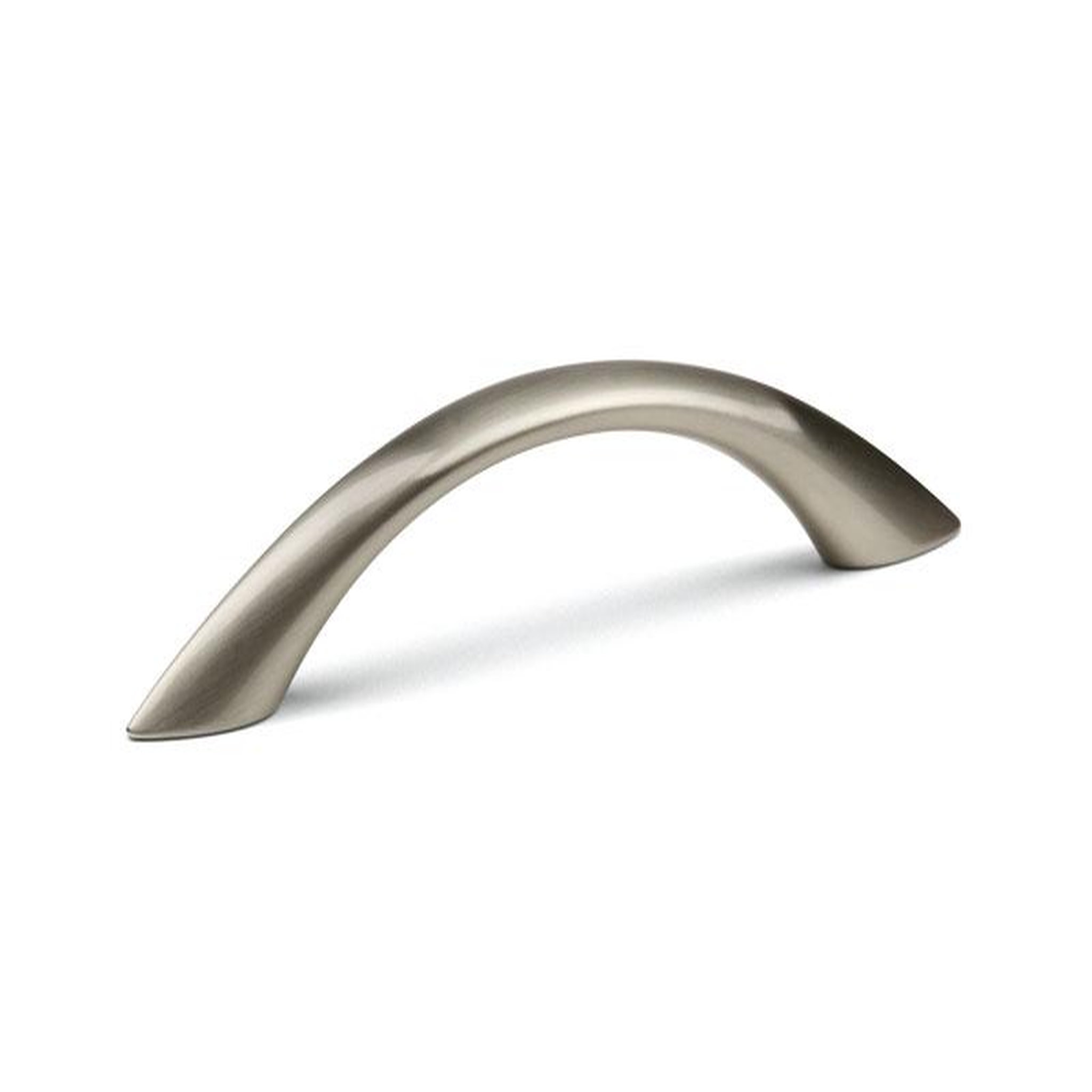 CENTRALE BRICO Poignée de meuble Piombina 128 nickel brossé + vis