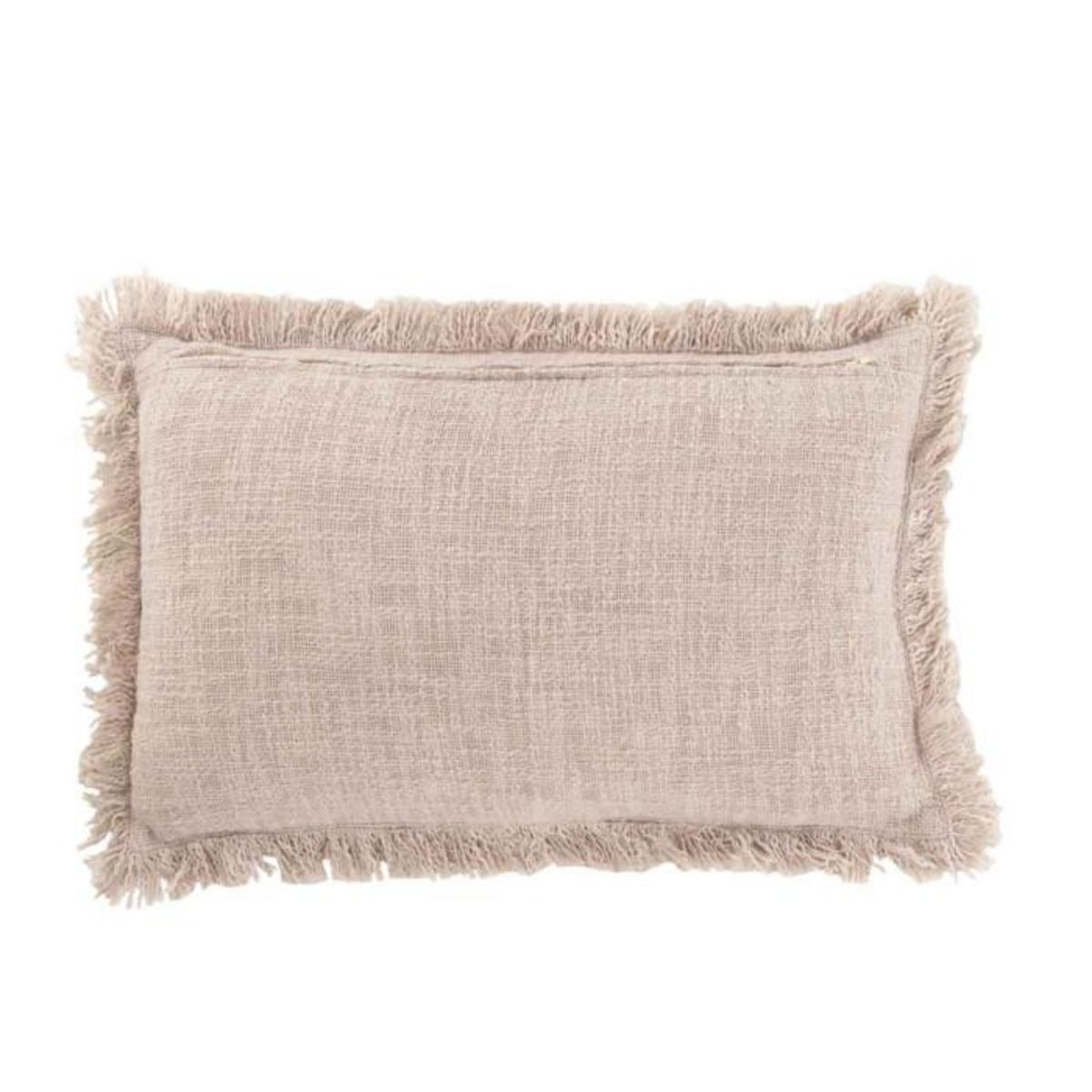 Paris Prix Coussin Déco  Franges Velours  35x55cm Rose