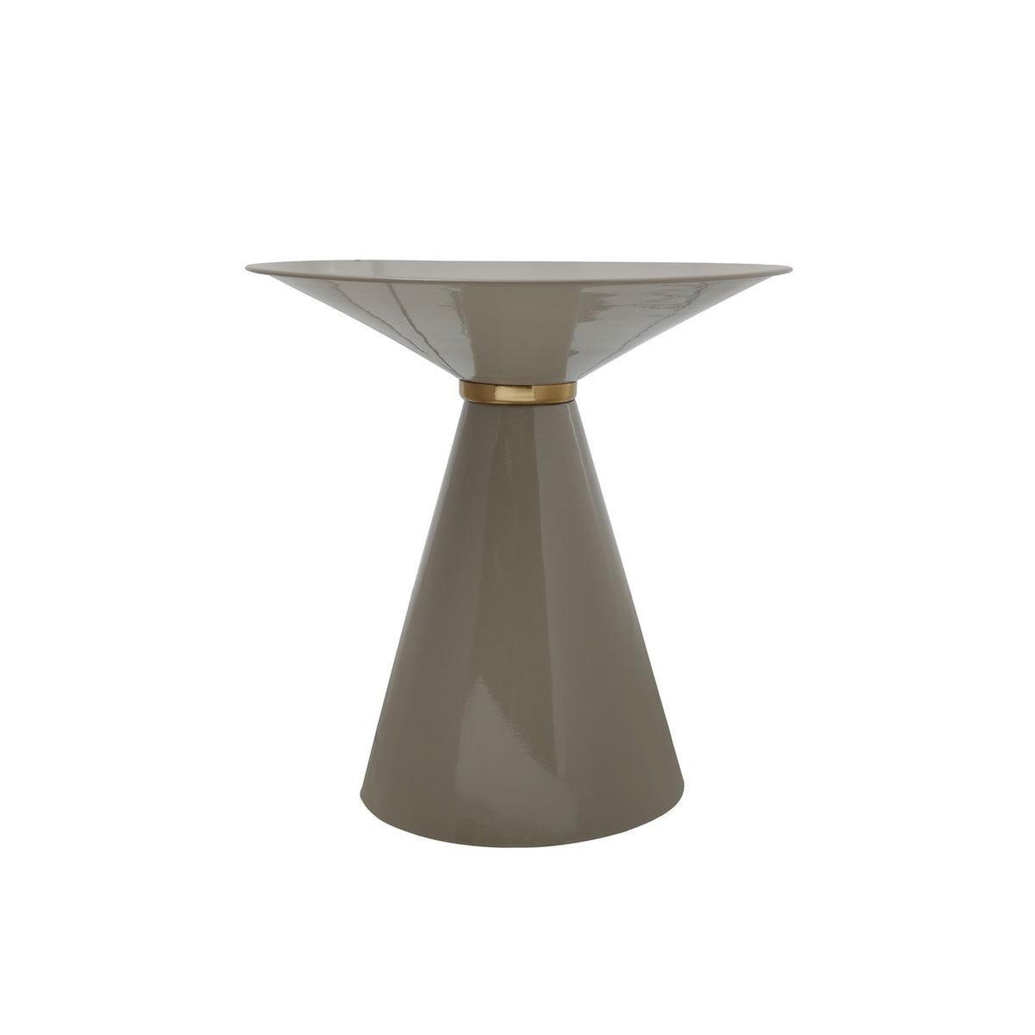 Voir la diapositive 1 : Paris Prix Table d'Appoint Design  Pina  46cm Taupe