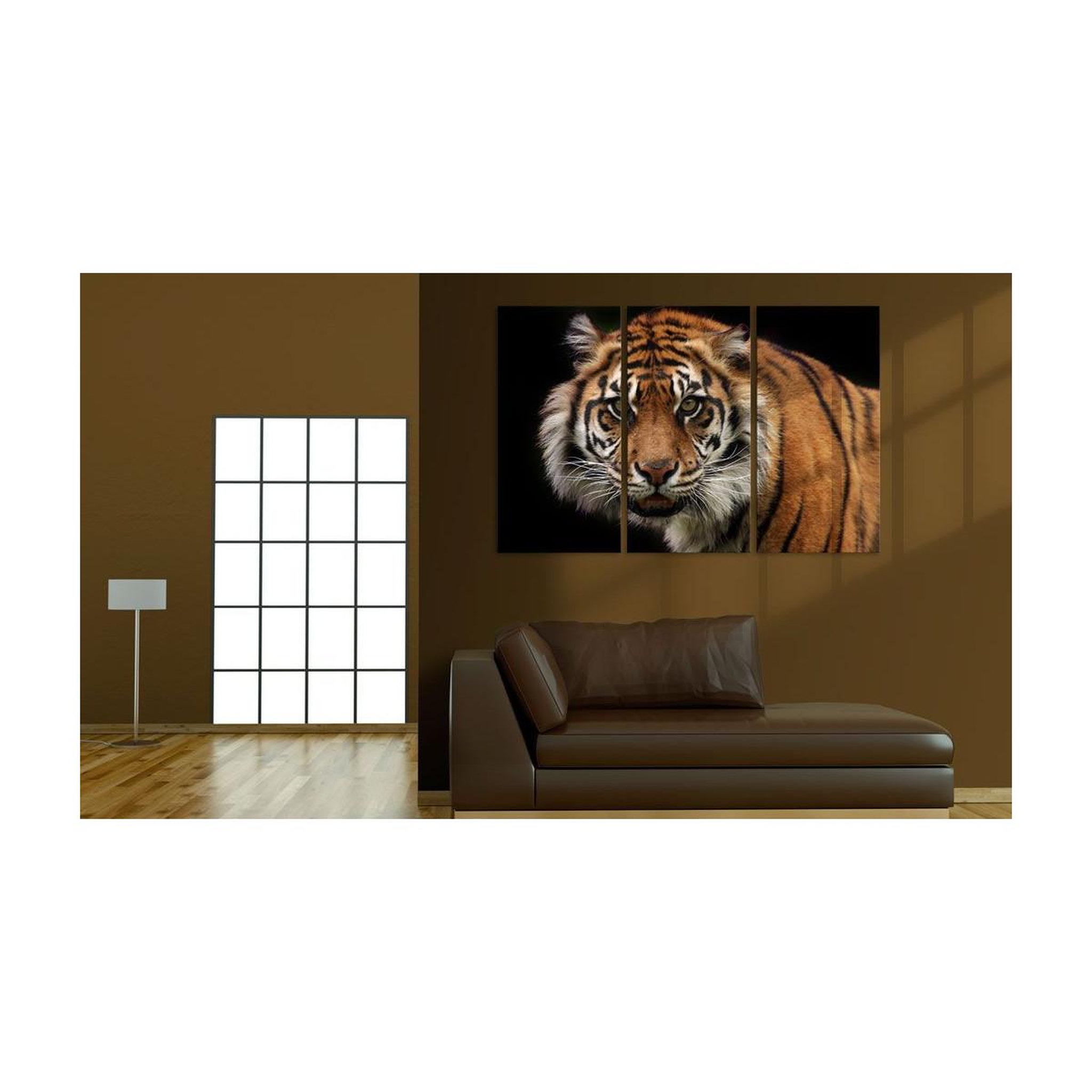 Voir la diapositive 2 : Paris Prix Tableau Imprimé  Tigre Prédateur