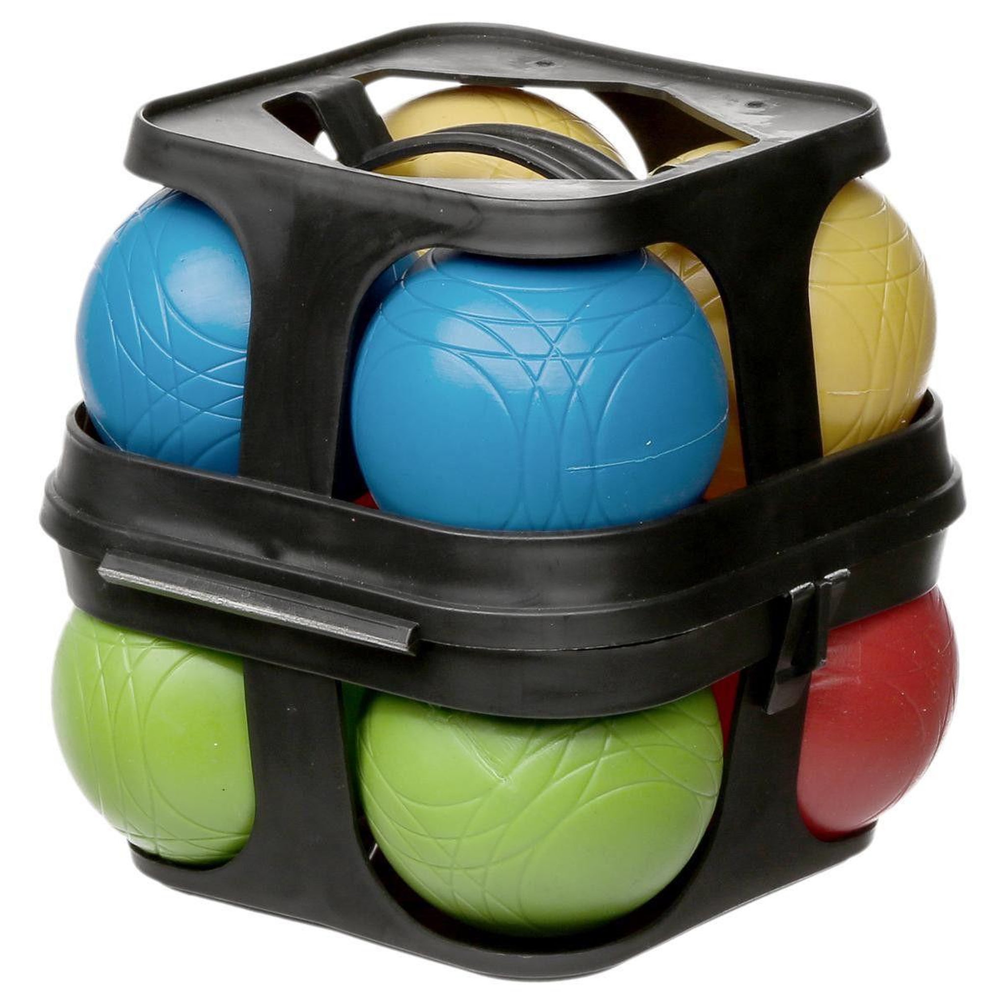 Voir la diapositive 2 : Be Toys Lot de 8 Boules de Pétanque  Kids  15cm Multicolore