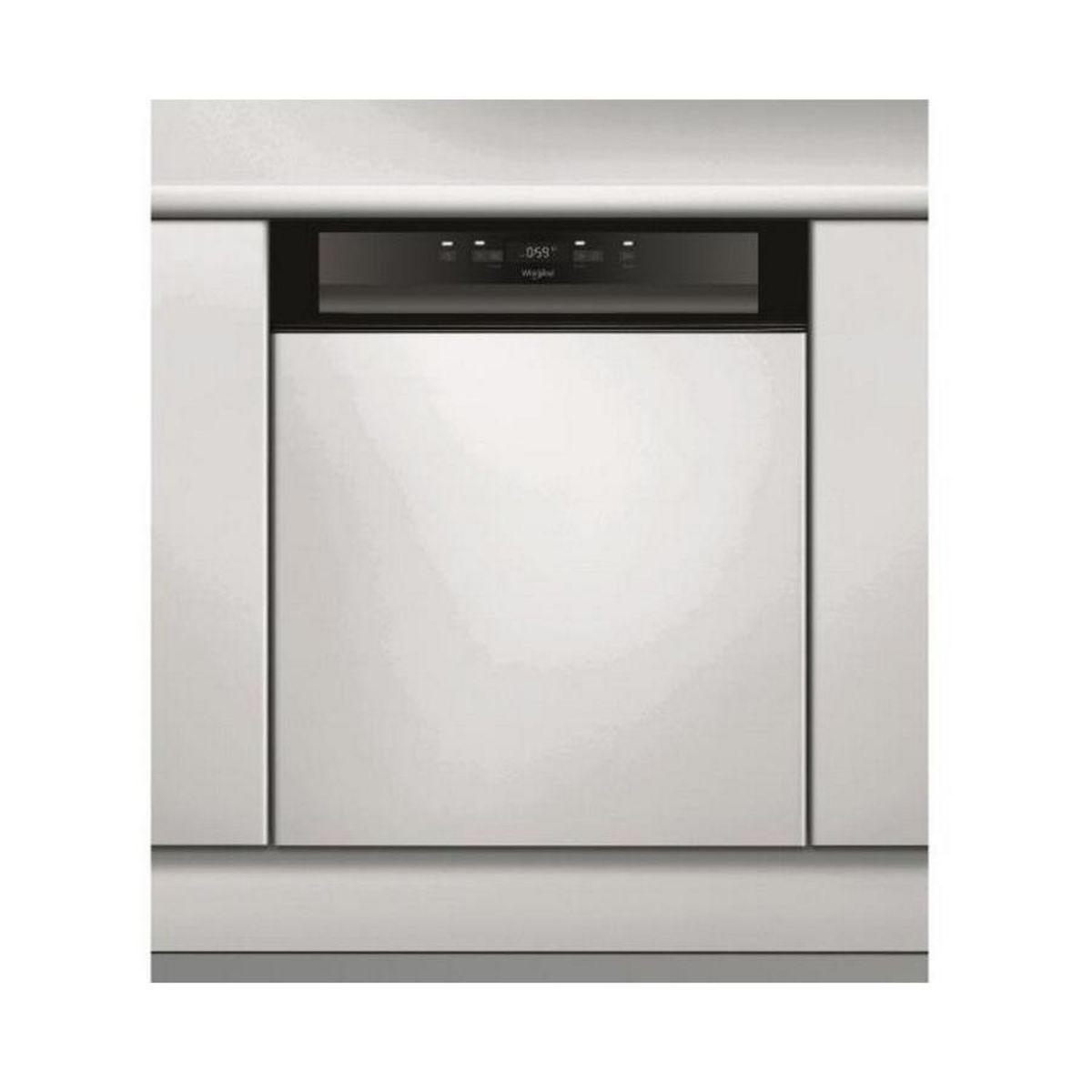 Whirlpool Lave-vaisselle 60cm 14 couverts 44db intégrable avec bandeau - wbc3c34pb