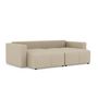 Voir la diapositive 5 : BEST MOBILIER Daryl - canapé d'angle réversible 4 places convertible avec coffre en tissu texturé
