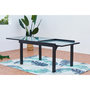 Voir la diapositive 4 : CONCEPT USINE Table de jardin extensible 12 fauteuils en alu et toile PVC BRESCIA