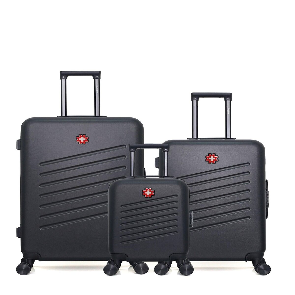 SWISS KOPPER SWISS KOPPER - LOT DE 3 - Valises grand format, weekend et cabine XXS ZURICH