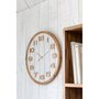 Voir la diapositive 5 : Paris Prix Horloge Murale en Bois  Beatriz  60cm Blanc & Naturel