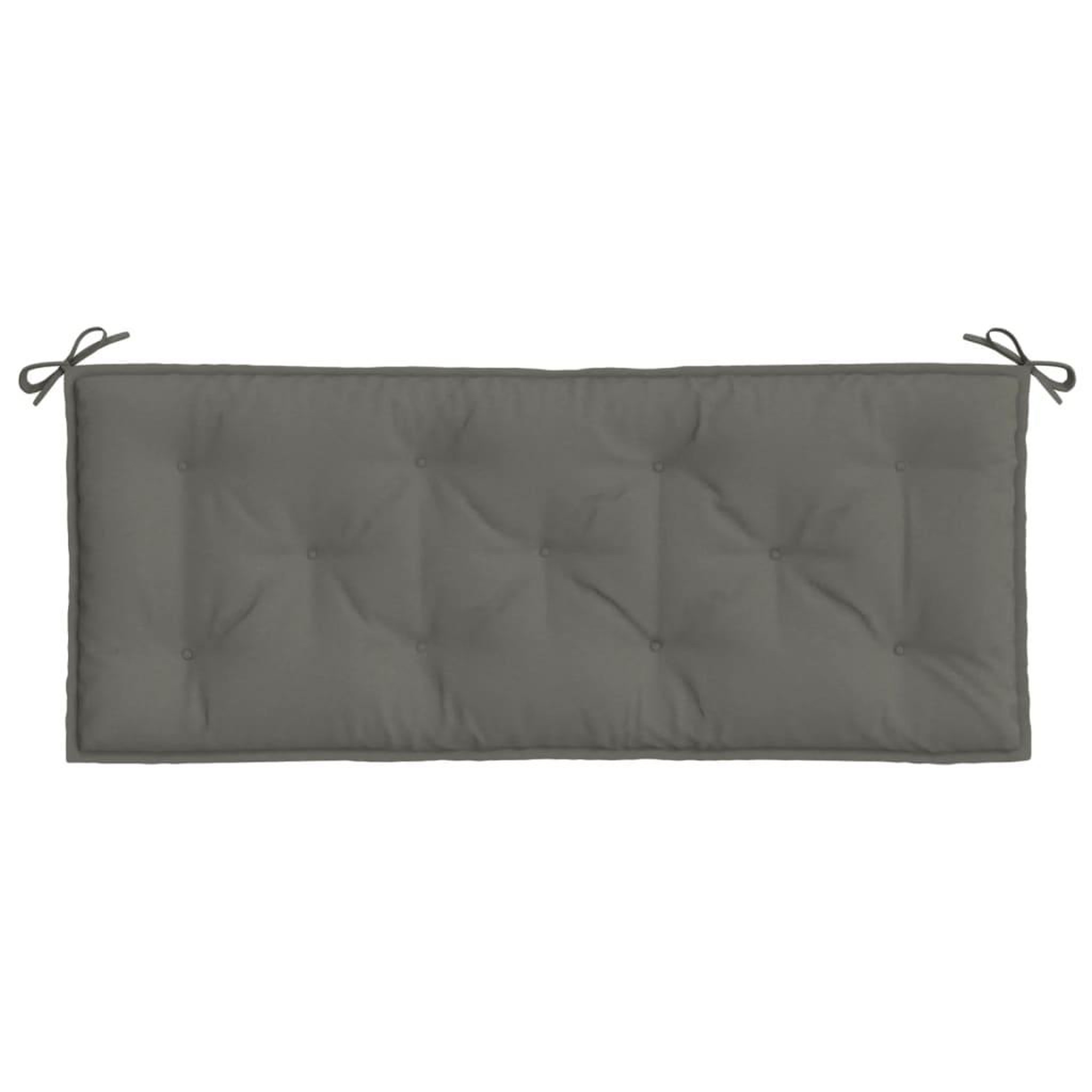 Voir la diapositive 4 : VIDAXL Coussin de banc de jardin gris fonce melange 120x50x7 cm tissu
