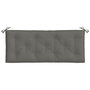 Voir la diapositive 4 : VIDAXL Coussin de banc de jardin gris fonce melange 120x50x7 cm tissu